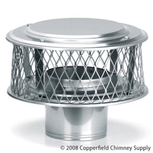Homesaver 8 Inch HomeSaver 304 Guardian Cap 3/4 Inch Mesh