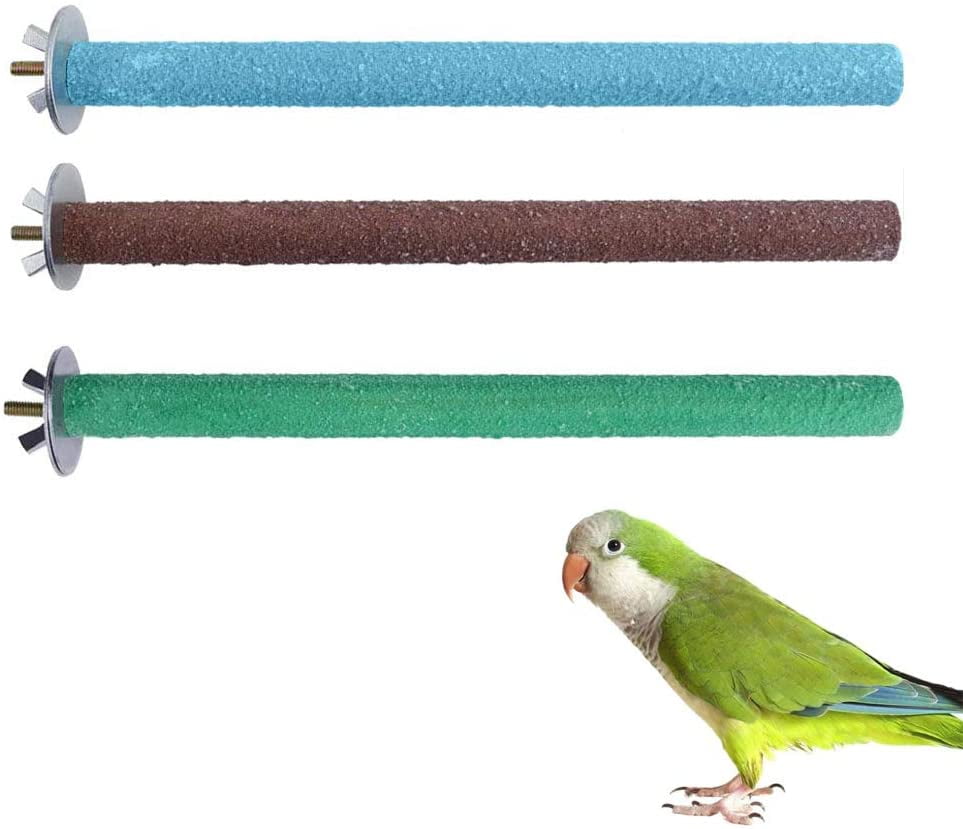 Chainplus Parrot Perches, 3PCS Bird Perches Budgie Perch Cockatiel
