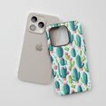 thumbnail image 3 of Cactus For All iPhone Series Protective Phone Case Botanical Design Light Blue Green, 3 of 7