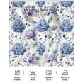 thumbnail image 7 of Purple Blue Bed Skirt Queen Size 18" Drop Hydrangea Floral Fruit Eucalyptus Leaves Country Ruffled Wrap Around Bed Skirts Adjustable Elastic Bedskirt Dust Ruffle for Queen Size Bed, 7 of 7