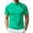 280#Mint Green, variant on Men's Mock Turtleneck Short Sleeve Soft Lightweight Casual Basic T-Shirts Solid Pullover Tops Mint Green XL
