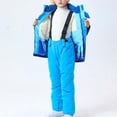 thumbnail image 5 of Toddler Snowsuit Kids Children's Ski Suit Windproof Waterproof Warm Thermal Insulated Winter Snow Jacket Pants Set Lightweight Comfortable Outdoor Snowboarding Clothing for Boys Girls 4-16 Years, 5 of 5