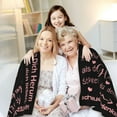 thumbnail image 2 of LHSHID Happy 40th Birthday Decorations Women Blanket Flannel Soft and Comfortable Anti static Bed Sofa Blanket 60x80in, 2 of 5