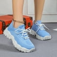 thumbnail image 3 of Dakaela Chaussures de Marche pour Femmes à Enfiler Espadrilles de Course Tennis 2025 Mode Décontractée Chaussures pour Femmes Bleu 9.5, 3 of 8