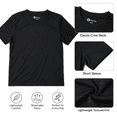 thumbnail image 5 of DARESAY Boys Active T-Shirts, 4-Pack Moisture-Wicking Short Sleeve Athletic Tees, Sizes 4-16, 5 of 8