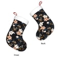 thumbnail image 6 of Cauagu Lilies Flowers for Christmas Stockings,1-Pack Large Xmas Stocking Holiday and Farmhouse Stocking Fit for Christmas Holiday Party Decoration(17.7*11 Inch), 6 of 7