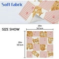 thumbnail image 7 of GZHJMY Cat Plaid Cloth Napkins Set of 4, Reusable Washable Oversized Table Napkins for Family Wedding Dinner Party Home Decor, 20 Inch Decorative Washcloths, 7 of 7