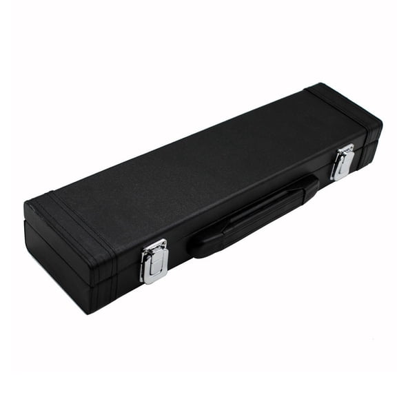 Compact and Lightweight Flute Case Portable Flute Bag with Built in Instrument Grooves Premium Leather Exterior