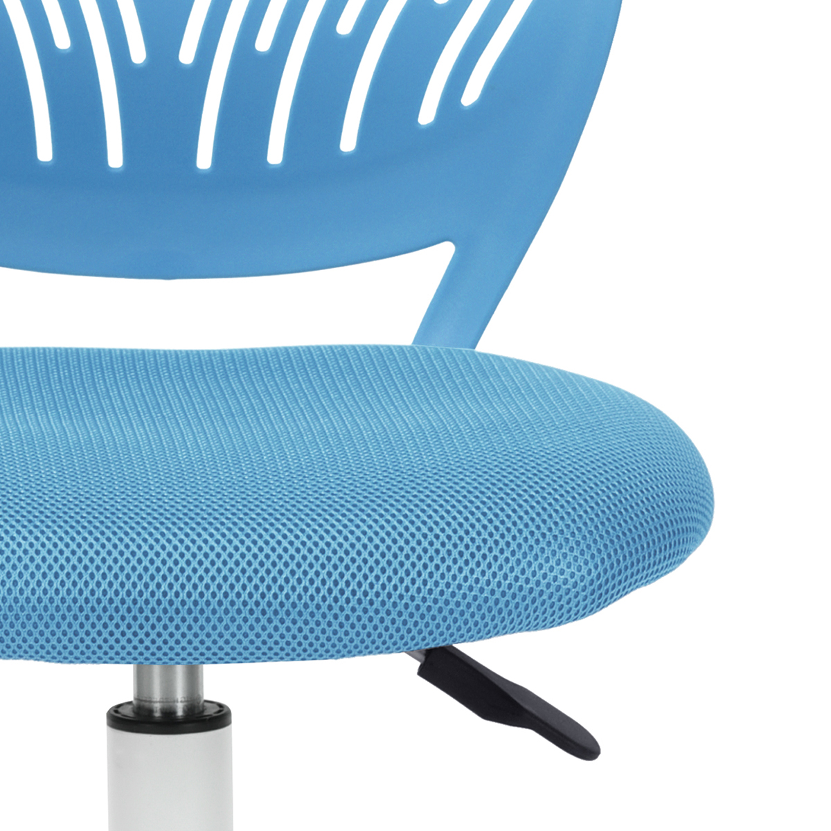 Ergonomic Mesh Office Chair, Height Adjustable Swivel Task Chair with Lumbar Support, Breathable Mesh Chair with PU Casters & 5-Star Base for Home Office Study