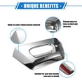 thumbnail image 3 of Unique Bargains Tailgate Handle Cover Kit Compatible for CHEVROLET AVALANCHE 2002-2006 Silver Tone with Keyhole, 3 of 6