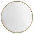 thumbnail image 3 of Mainstays Gold Round Small Decorative Wall Mirror Set, Set of 3 Multipack Mirrors, 3 of 9