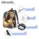 thumbnail image 3 of Disketp Golden Sky Bald Eagle Mochila de Lona Estampada, Mochila Escolar de Viaje Ligera para Estudiantes y Portátil-Medium, 3 of 5