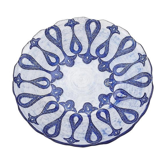 Larissa 8.5 in. Blue Silver Plate - Set of 4