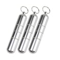 thumbnail image 6 of Small Portable Pill Box Keychain (1 Pack), Aluminium Alloy Mini Pill Organizer Case Container for Purse,Waterproof Metal Pill Holder Medicine Bottle for Outdoor Camping Travel(Silver), 6 of 7