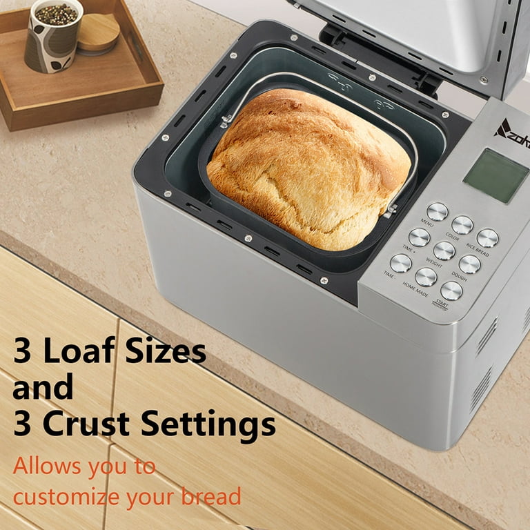 Machine à pain HomCom de 550 W, blanc 800-065V80