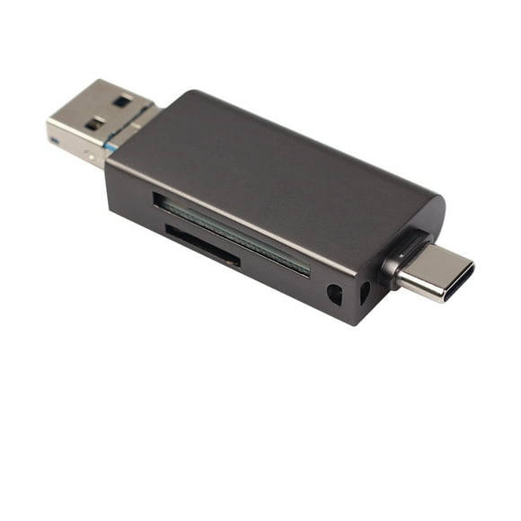 Micro USB Memory Card Reader - Multi-Function OTG Adapter for TF/SD Cards - Plug & Play for Mobile Phones, Laptops