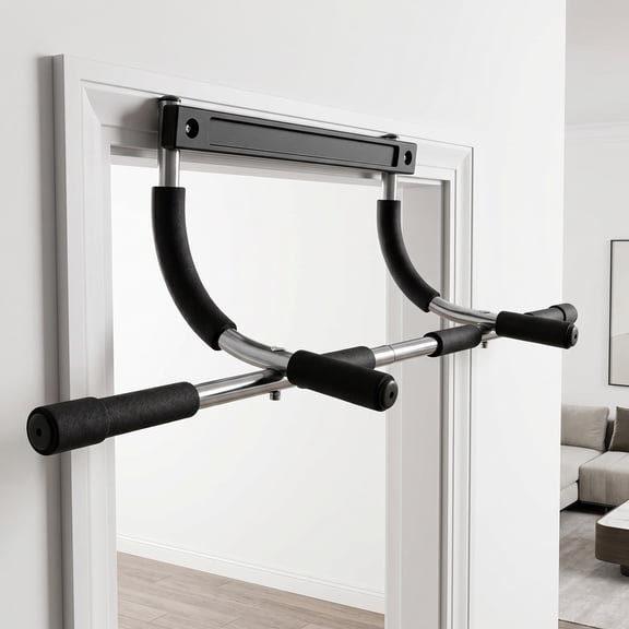 Doorway Pull Up Bar - Max 330 lbs Capacity Portable Chin Up Bar for Upper Body Home Workout & Strength Training