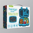 thumbnail image 4 of Bentgo Kids Prints Leak-Proof, 5-Compartment Bento-Style Kids Lunch Box - Ideal Portion Sizes for Ages 3-7, Durable, Drop-Proof, Dishwasher Safe, BPA-Free Materials (Dinosaur), 4 of 7