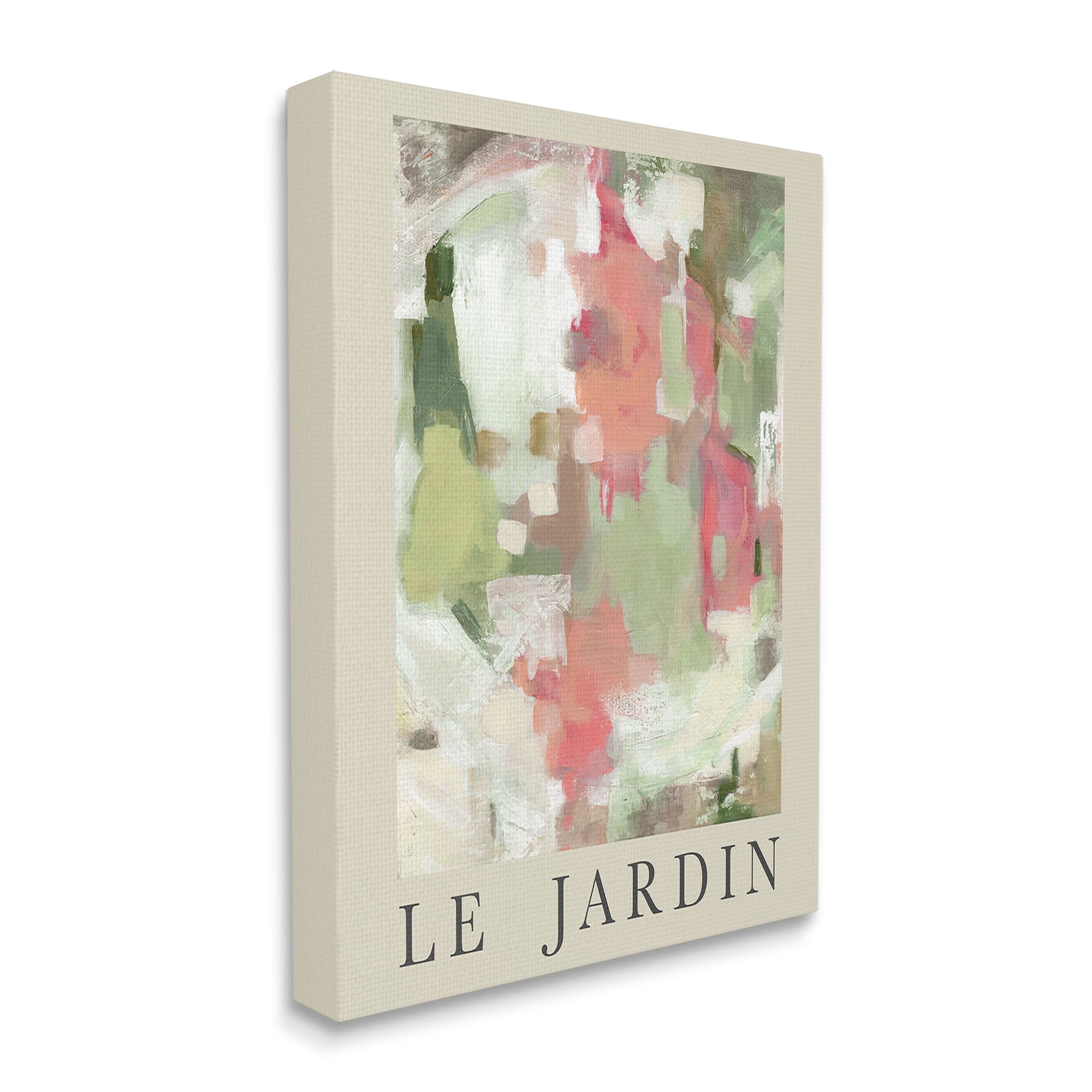 Stupell Industries Abstract Garden Painting Abstract Painting Gallery Wrapped Canvas Art Print Wall Art, 30 x 40