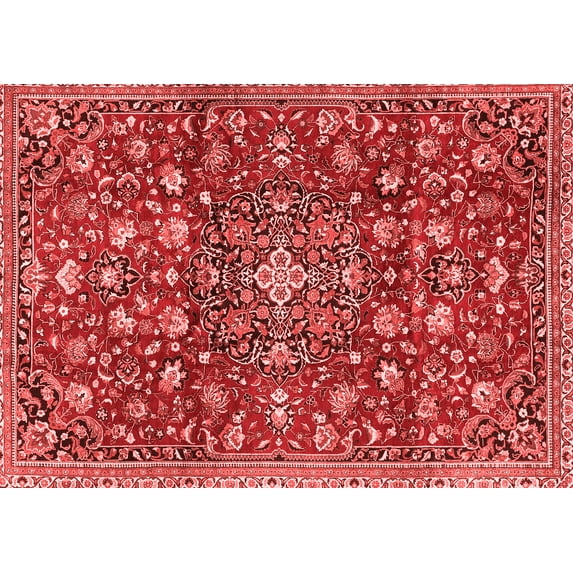 Ahgly Company Indoor Rectangle Persian Red Traditional Area Rugs, 8' x 12'