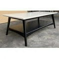 thumbnail image 4 of Dtwnek Coffee Table for Home, Office, White+Black, 4 of 8