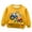 Yellow, variant on Utlike Boys Sweatshirt Thermal Pullover Round Neck Solid Color Printing Thickened Warm Fall Winter Clothes Loose Top For Kids Size 2 Years-3 Years