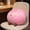 Pink, variant on Gaqring Cute Colorful Bun-Shaped Throw Pillow, Not Easily Deformed Soft Plush Cushion, Nap Pillow Sofa Cushion for Bedroom Living Room Office, Orange