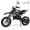 Black, variant on 49CC DIRT BIKE, 4-stroke engine,Max Load: 180 lbs. Off-Road for Teens/Adult,Trail Up to 24.5 Mph,Gas Powered Motorcycle,Dual Disc Brakes,Front & Rear Shock,15" Off-Road Tires