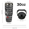 thumbnail image 2 of WWE 30 Oz Tumbler with Straw, Vacuum Insulated Stainless Steel Double Wall Water Bottle Travel Coffee Mug, Gifts, 2 of 8
