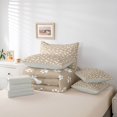 thumbnail image 6 of Homewish White Dog Paw Bone 7pcs Queen Bedding,Beige Bedding Comforter Set Queen,Cute Pet Theme Decor,Light Gray Reversible, 6 of 8