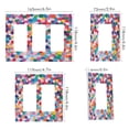 thumbnail image 2 of Yayeee Rocker Switch Wall Plate 2-Gang 4.7"x4.6" Home Decorative Outlet Cover, Blue Colorful Circles, 2 of 6