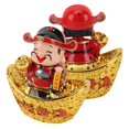 thumbnail image 4 of God Of Wealth Solar Car Ornament, Automatic Nodding Head Statue For Desktop Dashboard Decoration With Solar Power, 4 of 8