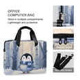 thumbnail image 4 of 16" Laptop Briefcase for Work Travel Laptop Shoulder Bag Carrying Handbag Laptop Case Cute Penguin in Winter, 4 of 8