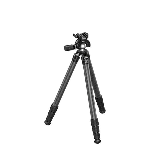 Leofoto SA-364CX/MH-X Outdoors Tripod w/ Dynamic Ball Head Set, Black, SA-364CX 