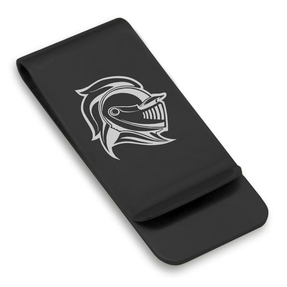Stainless Steel Knight Warrior Champion Classic Slim Money Clip Credit Card Holder