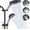 Black, variant on Filtered Shower with Handheld Shower High Rainfall System with Slide Bar Filter Softener for Hard Water,6 Modes,Adjustable Height,Black