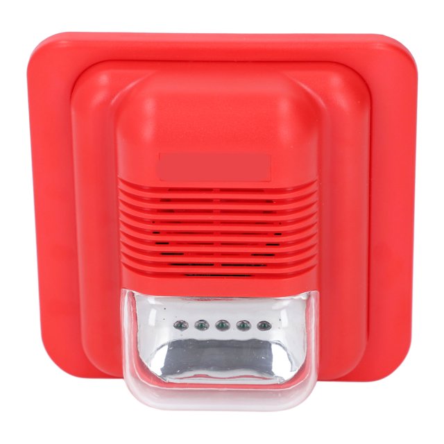 Sirena De Alarma Contra Incendios, Zumbador De Bocina De Seguridad, Alto Brillo, Tono Ajustable, Luz De Sonido, Zumbador De Bocina De Alarma Contra Incendios Para El Hogar Interior
