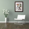 thumbnail image 3 of Trademark Fine Art 'Cuddly Kittens' Canvas Art by Jenny Newland, White Matte, Wood Frame, 3 of 4