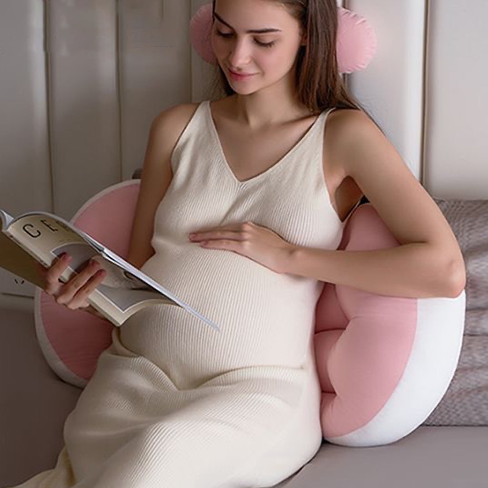 Body Pillow Waist Support Pillow Supportive Pillow for Pregnant Women Promote Relaxation Restful Sleep