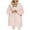 Pink, variant on Fashion Winter Jacket Womens Solid Color Warm Hooded Plus Size Home Casual Jacket Long Sleeved Hooded Casual Jacket Pink