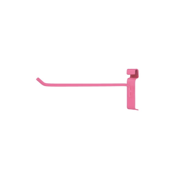 10 inch Hot Pink Peg Hook for Wire Grid - Pack of 25