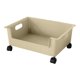 thumbnail image 1 of Caja de almacenamiento con ruedas, multiusos, con asa, organizador de ropa Verde claro, 1 of 9