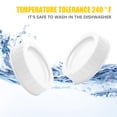 thumbnail image 4 of FUYGRCJ 20pcs Plastic Mason Jar Lids Food-grade Mason Jar Caps Fit Regular Mouth 70mm Reusable Leak Proof Replacement Jar Lids Dishwasher Safe for Mason Jars Canning Jars, 4 of 10