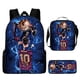 thumbnail image 1 of 3 unids/set estrella de fútbol Lionel Messi mochila estudiante mochila escolar-P4-Mochila + cartera Sincero Electrónica, 1 of 5