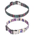 thumbnail image 4 of Collar De Lona Para Gatos Collar Ajustable Para Mascotas Perro Gato Collar De Lona Colorido Con Hebilla Grabada Para Identificar Patrón De Mosaico Estilo Indio S ANGGREK Otros, 4 of 8