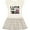 Natural with Stripes, variant on I Love the '80s-musical Notes Girls Toddler Dress