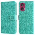 thumbnail image 1 of Funda tipo cartera GANGXUN para Motorola Edge 50 Fusion , diseño girasol, cuero PU, soporte, cierre magnético, tarjetero, 1 of 5