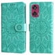 thumbnail image 1 of Funda tipo cartera GANGXUN para Motorola Edge 50 Fusion , diseño girasol, cuero PU, soporte, cierre magnético, tarjetero, 1 of 5