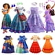 thumbnail image 2 of Disney Mirabel Isabela Costume for Girls Princess Dress Suit Cosplay Encanto Carnival Birthday Party Wreath Clothes Bag Charm11-12T (150) Gao Jinjia LED, 2 of 2