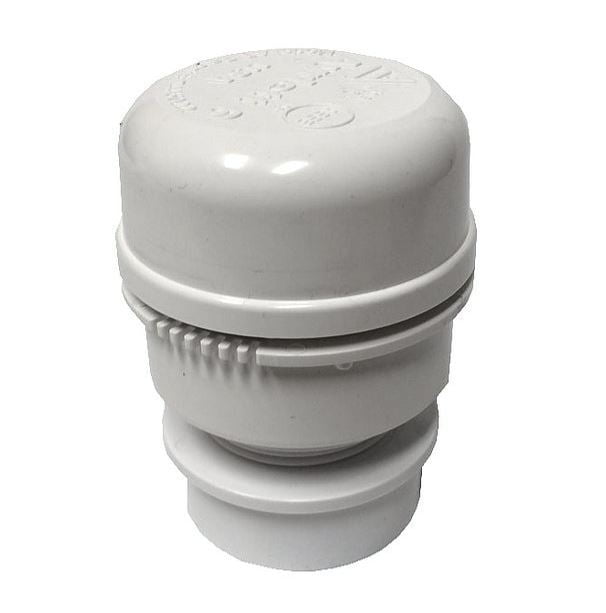 Ayrlett P6-T Air Admittance Valve 6 DFU with PVC and Threaded Adapter